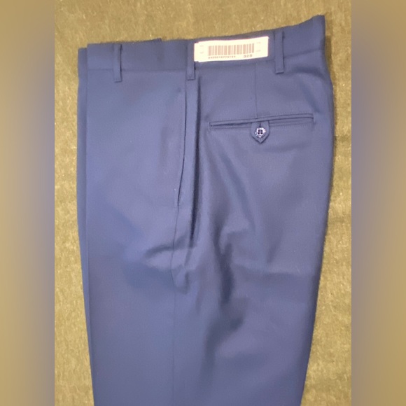 New Old Stock, 1998 US Air Force Dress Blue Uniform Pants, Men’s 32x32 - Picture 4 of 8